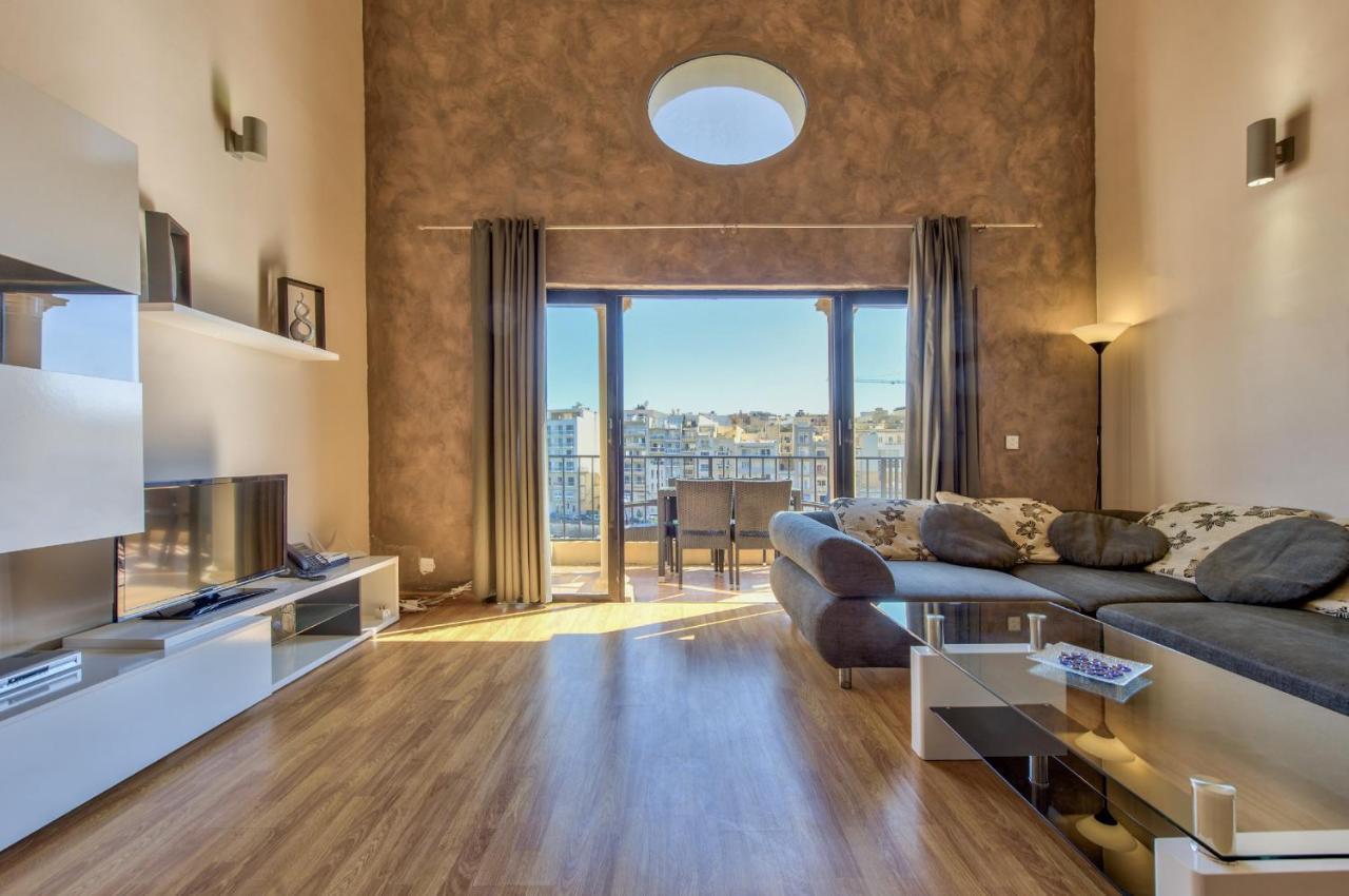 Spinola Court - Stunning Seaview Apartment & Penthouse On Spinola Bay By Shortletsmalta St. Julian's Exterior foto