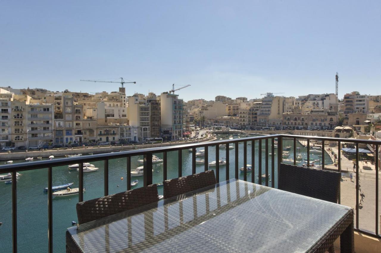 Spinola Court - Stunning Seaview Apartment & Penthouse On Spinola Bay By Shortletsmalta St. Julian's Exterior foto