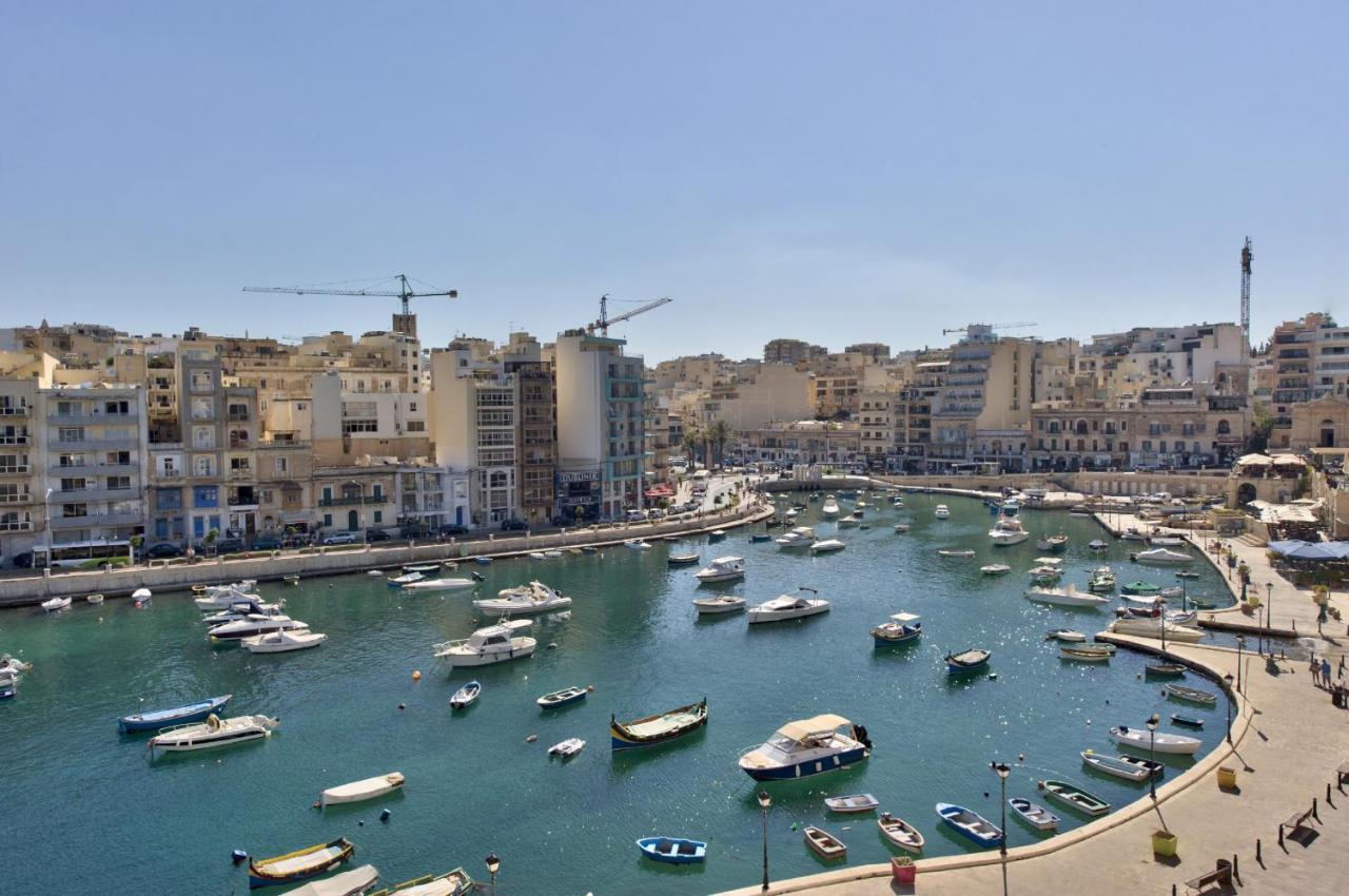 Spinola Court - Stunning Seaview Apartment & Penthouse On Spinola Bay By Shortletsmalta St. Julian's Exterior foto