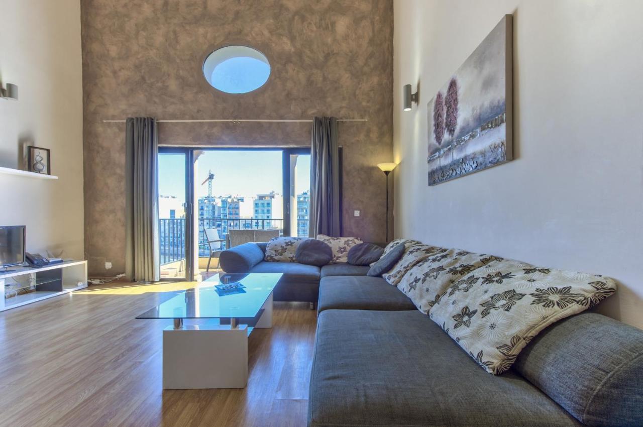 Spinola Court - Stunning Seaview Apartment & Penthouse On Spinola Bay By Shortletsmalta St. Julian's Exterior foto