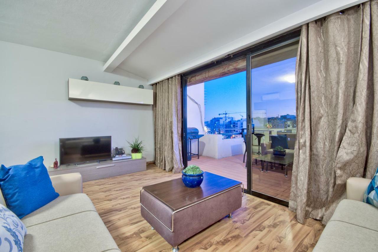 Spinola Court - Stunning Seaview Apartment & Penthouse On Spinola Bay By Shortletsmalta St. Julian's Exterior foto